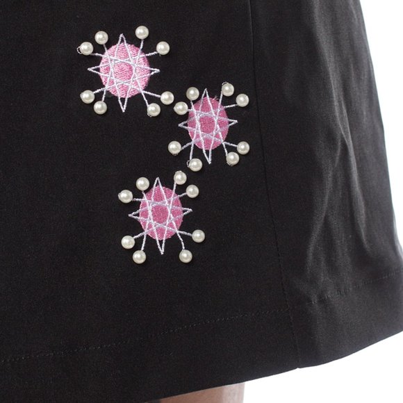 Sourpuss Atomic Sputnik Wiggle in Black - Picture 4 of 4